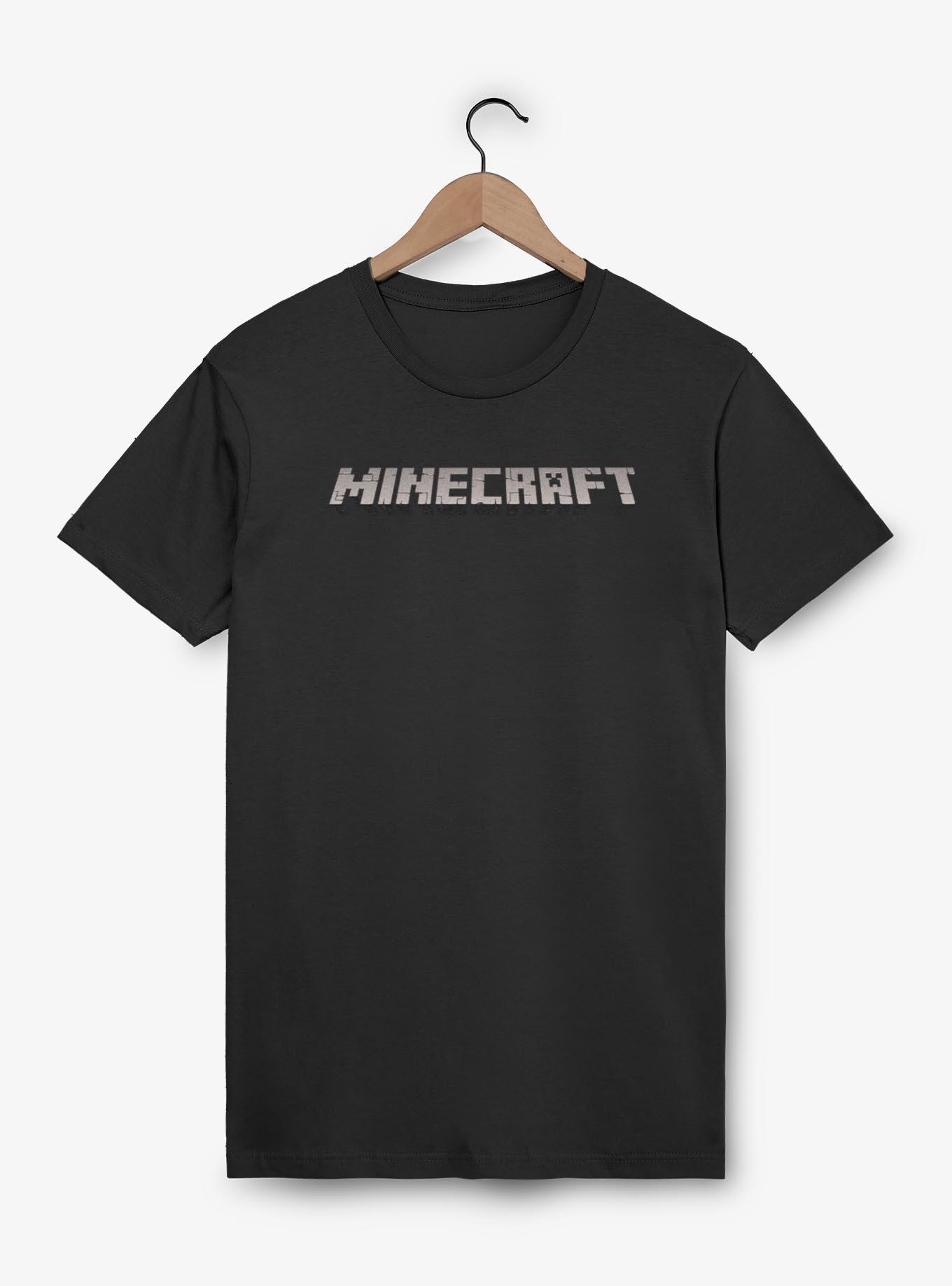 Minecraft Logo Black T-Shirt
