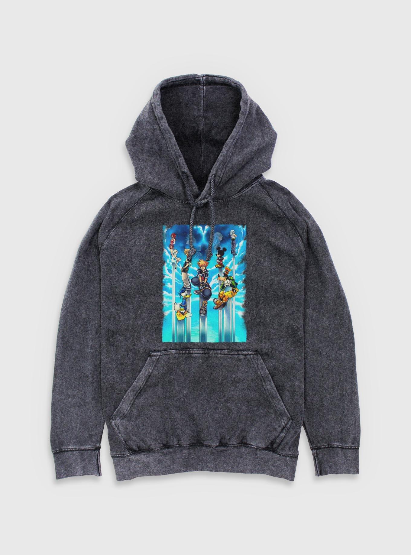 Disney Kingdom Hearts Sky Kingdom Mineral Wash Hoodie, , hi-res