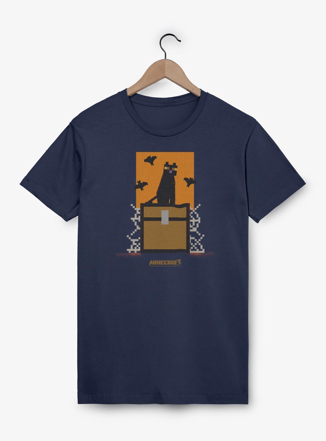Minecraft Cat And Bats T-Shirt, , hi-res