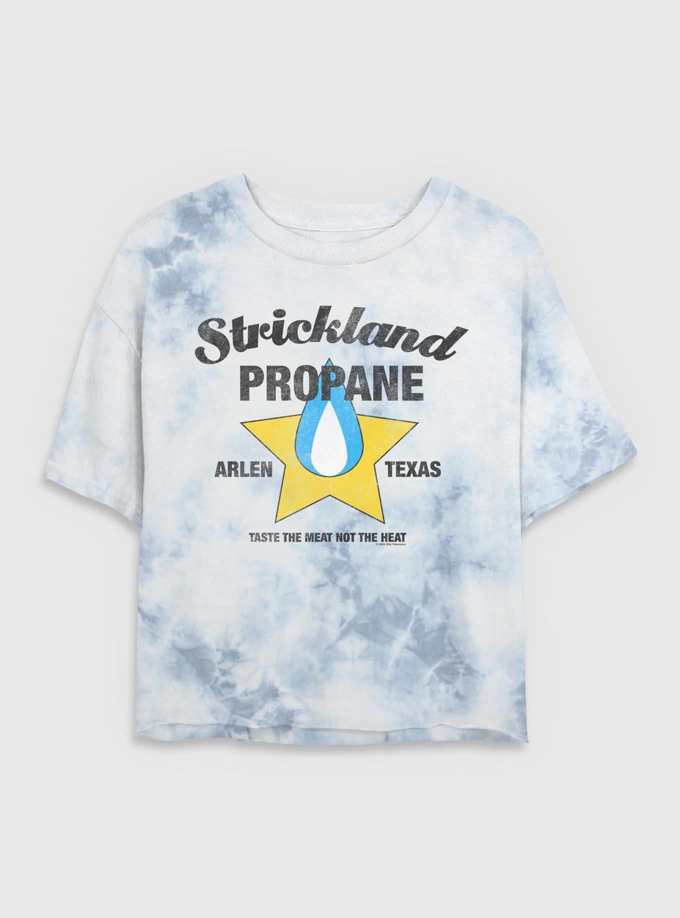 King of the Hill Strickland Prop Tie Dye Crop Womens T-Shirt, , hi-res