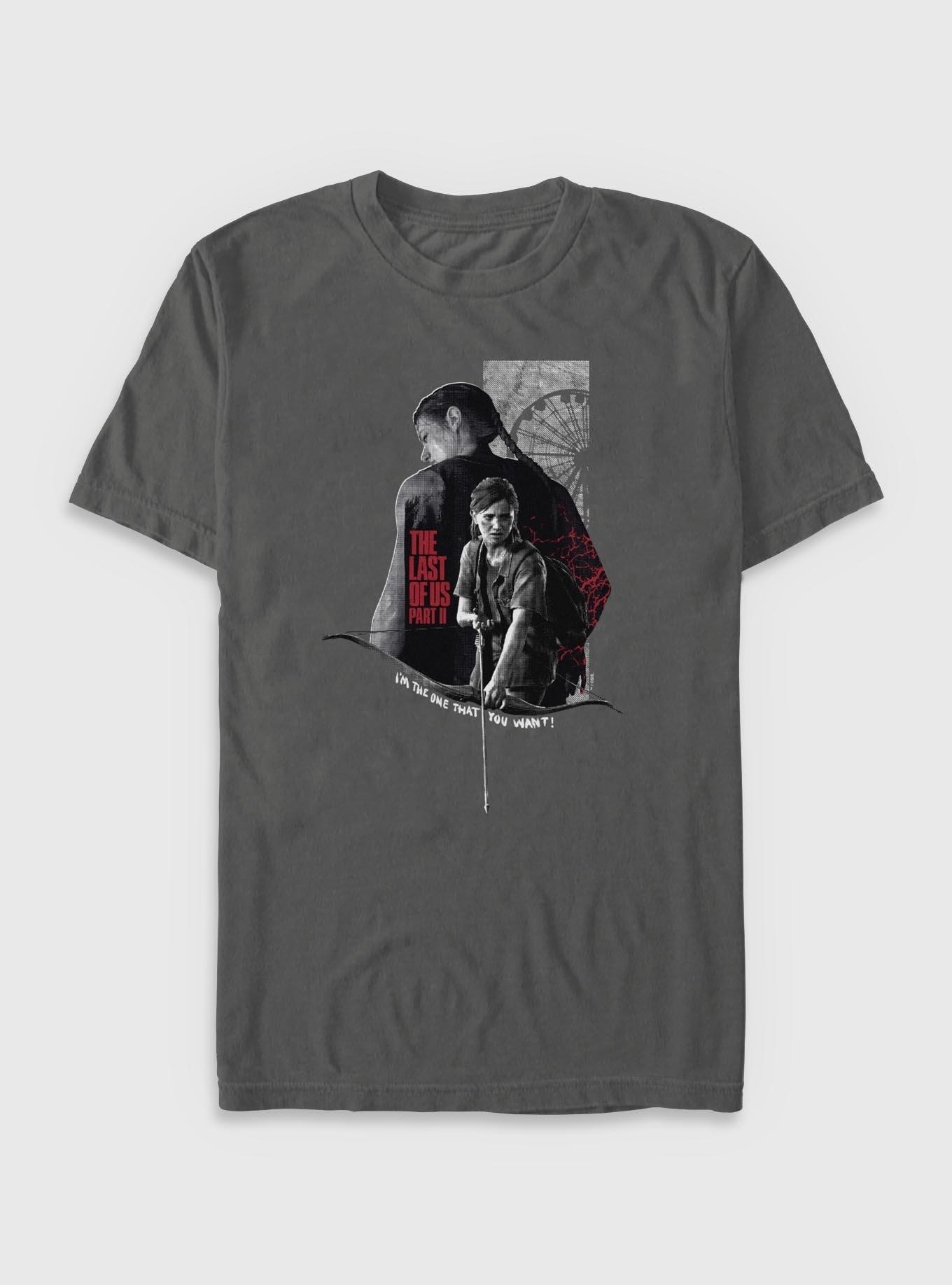 The Last Of Us Abby And Ellie Garment Dye T-Shirt, PEPPER, hi-res