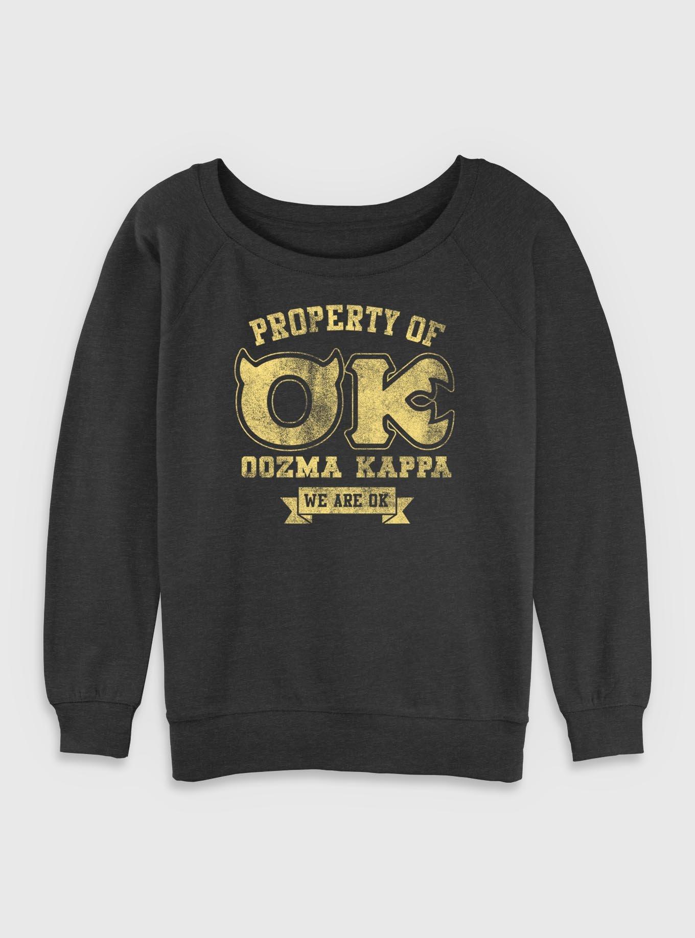 Disney Pixar Monsters University Let's Pledge Womens Slouchy Sweatshirt, , hi-res