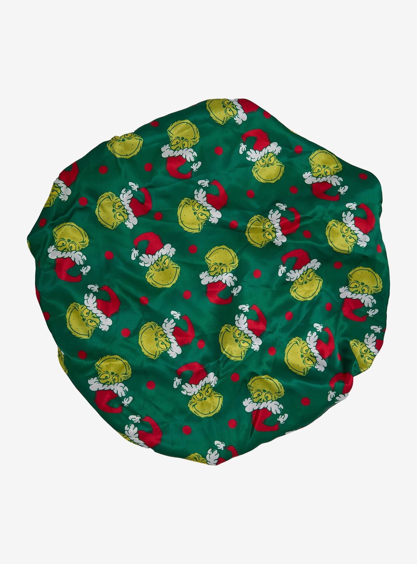 How the Grinch Stole Christmas Allover Print Satin Bonnet - BoxLunch Exclusive