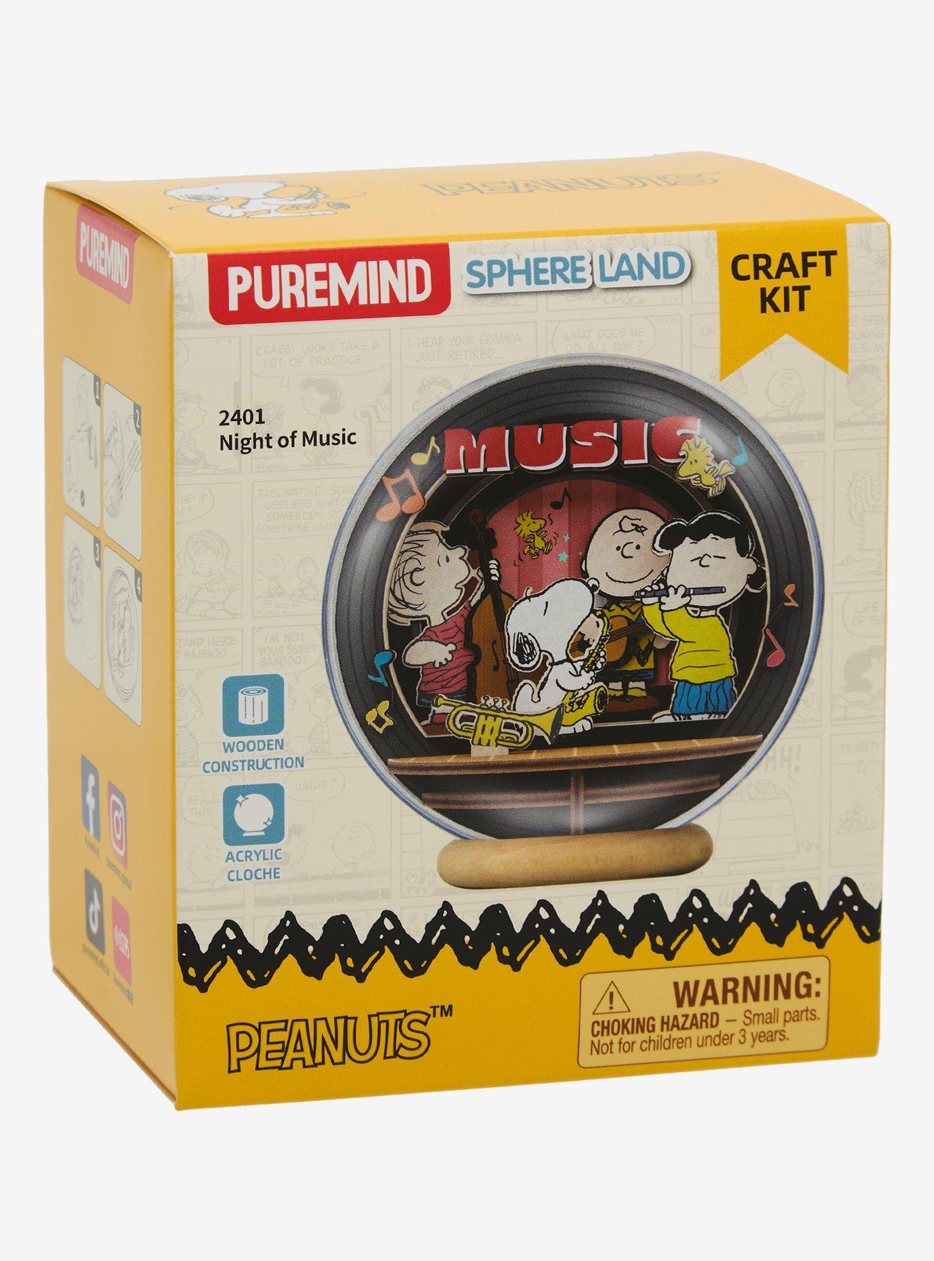 Puremind X Peanuts Sphere Land Night Of Music Wooden Kit, , hi-res