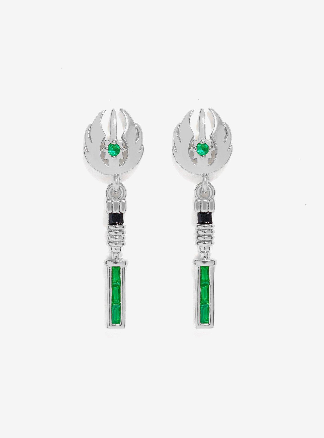 Star Wars X Girls Crew Jedi Lightsaber Drop Earrings, , hi-res