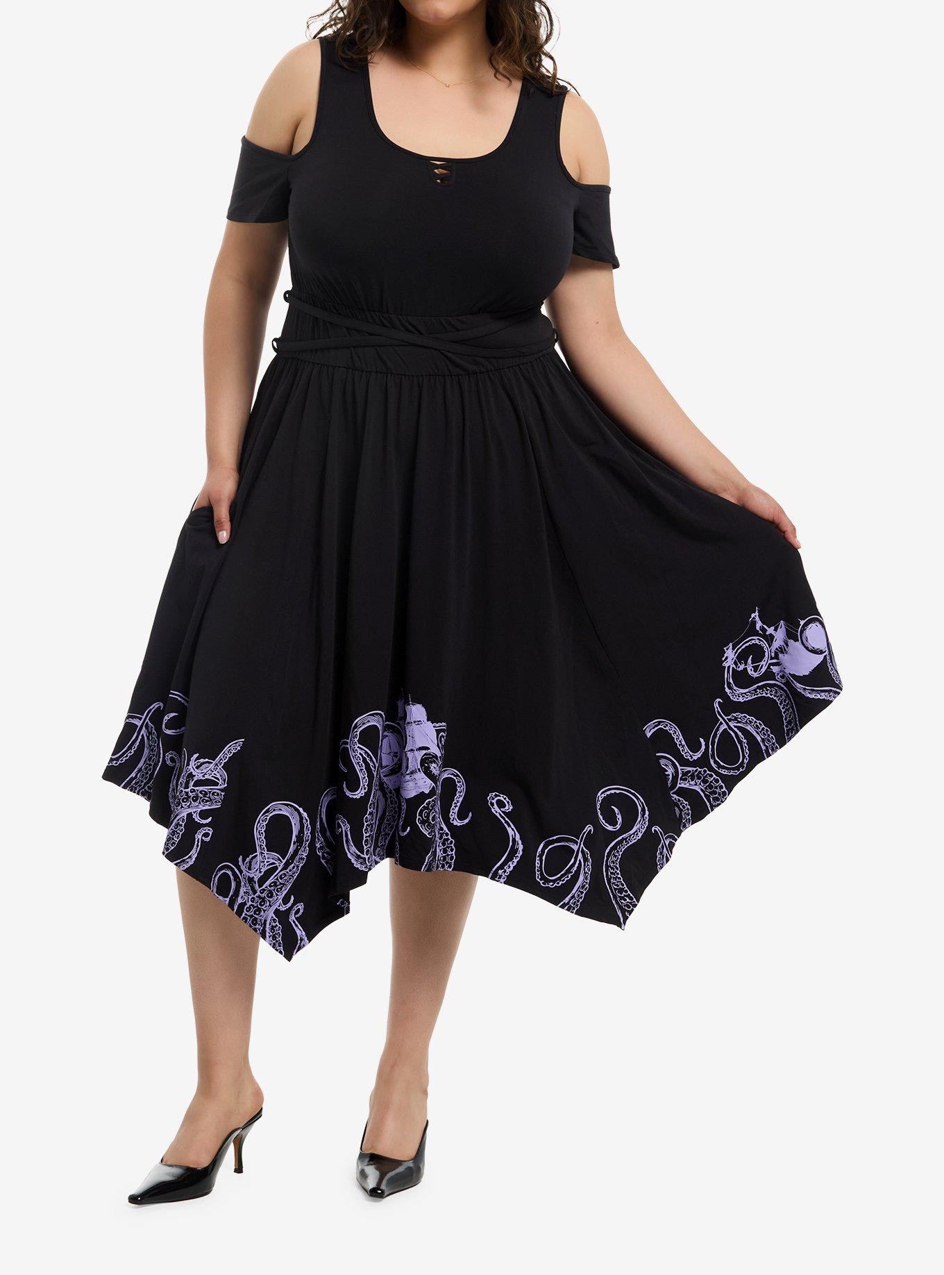 Her Universe Disney Pirates Of The Caribbean Ship Cold-Shoulder Dress Plus Size Her Universe Exclusive, , hi-res