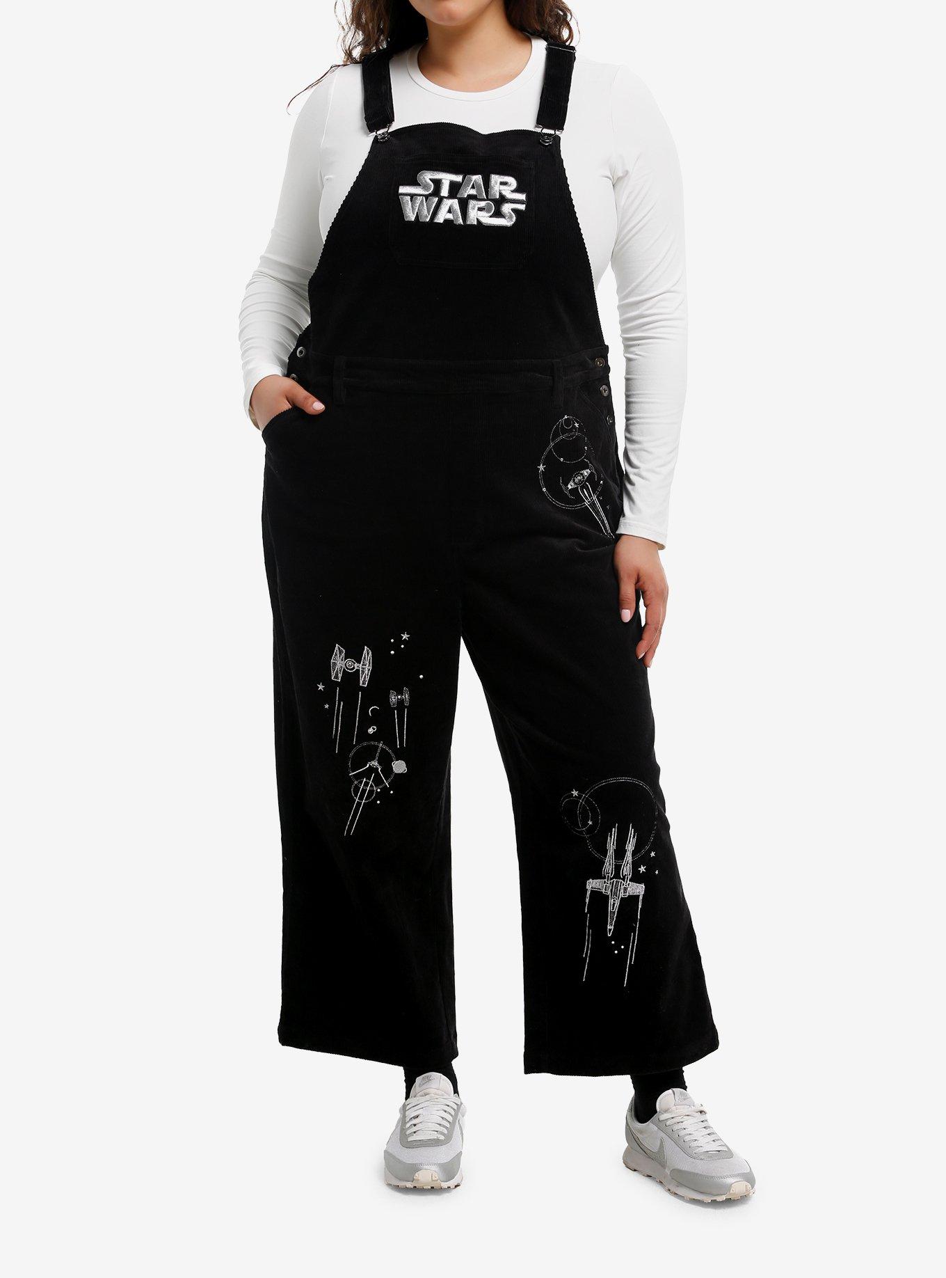 Her Universe Star Wars Ships Wide Leg Overalls Plus Size Her Universe Exclusive, , hi-res