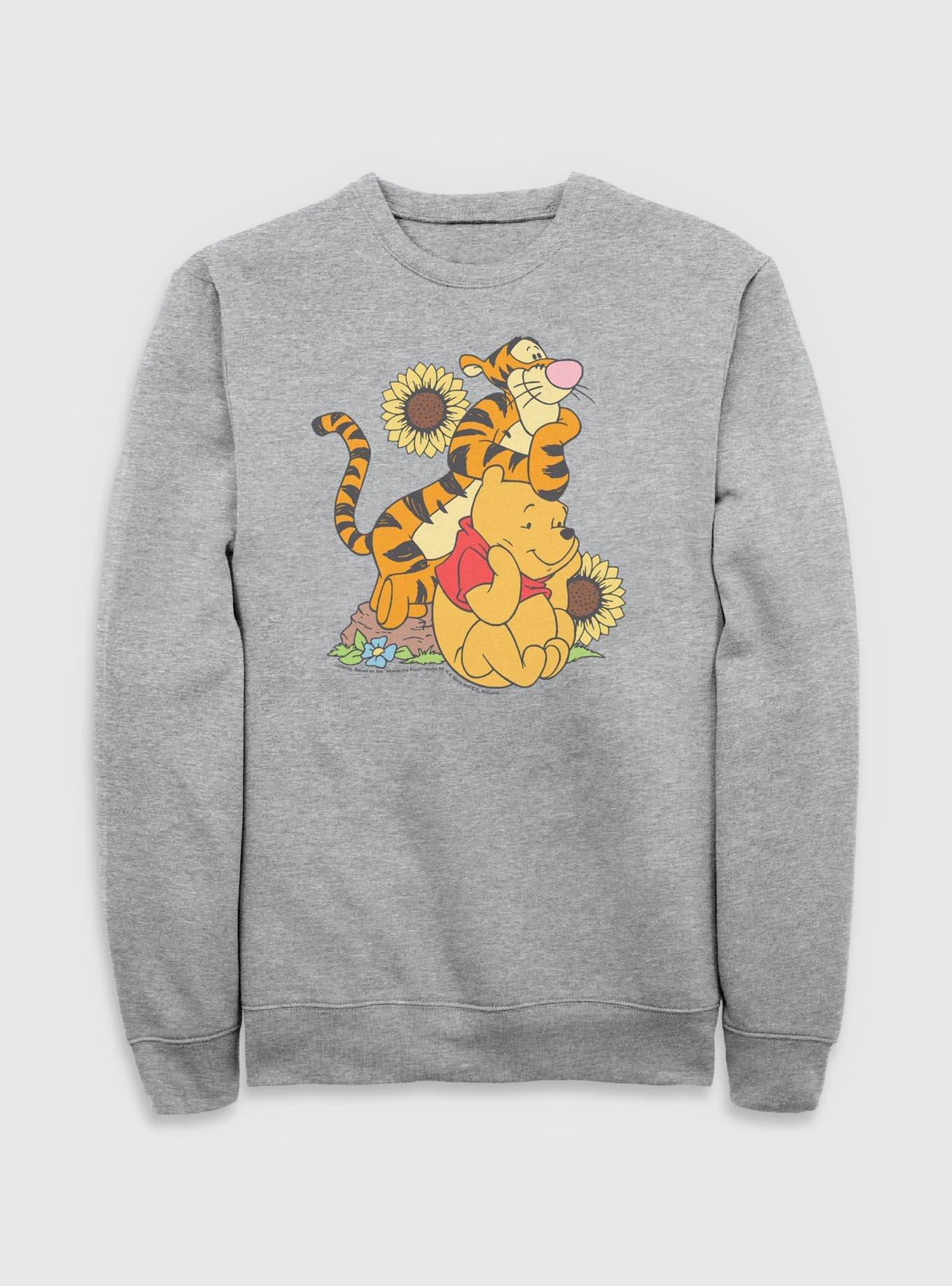 Disney Winnie The Pooh Winnie and Tigger Sweatshirt, ATH HTR, hi-res