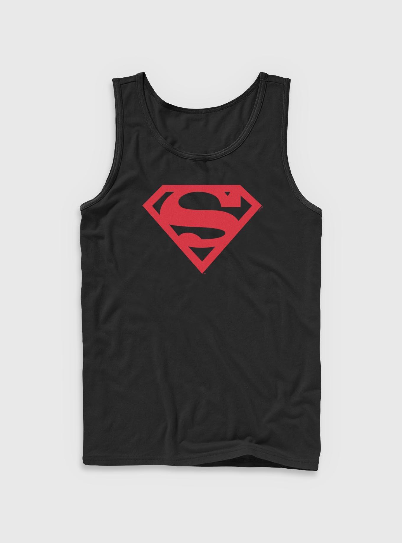 DC Superman Big Super Emblem Tank, , hi-res