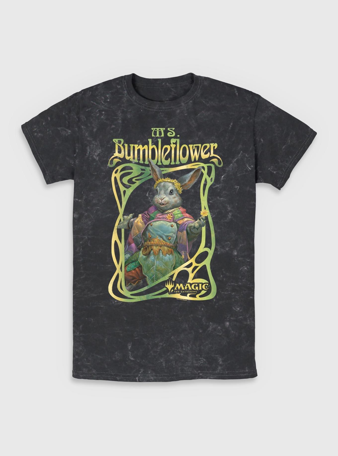 Magic: The Gathering Ms. Bumbleflower Mineral Wash T-Shirt, BLACK, hi-res