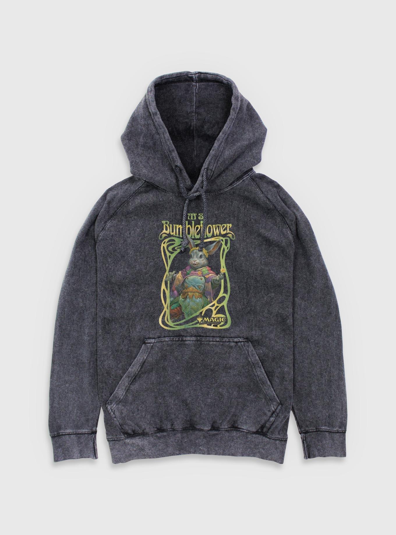 Magic: The Gathering Ms. Bumbleflower Mineral Wash Hoodie, BLACK, hi-res