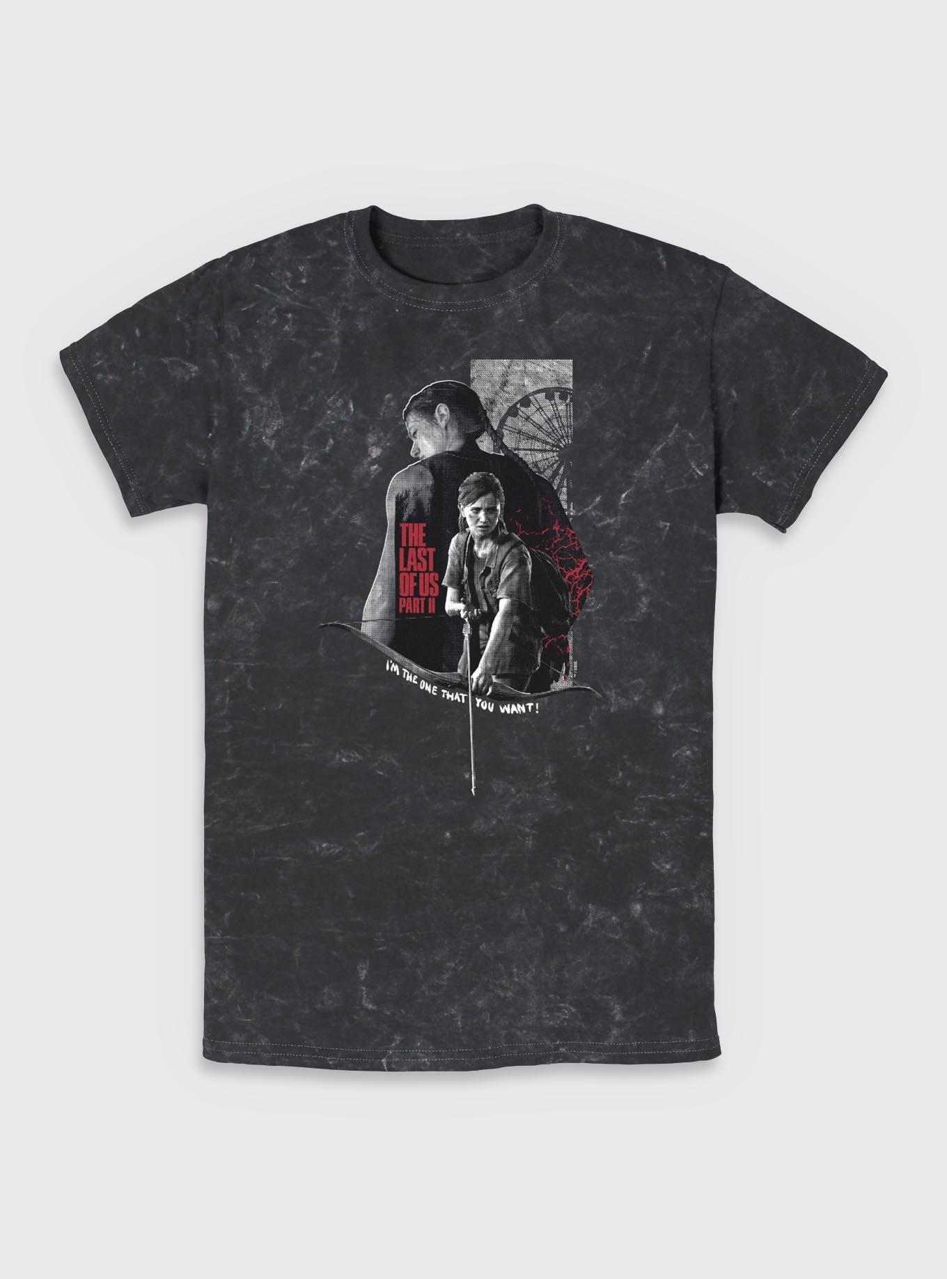 The Last Of Us Part II Abby And Ellie Mineral Wash T-Shirt, , hi-res
