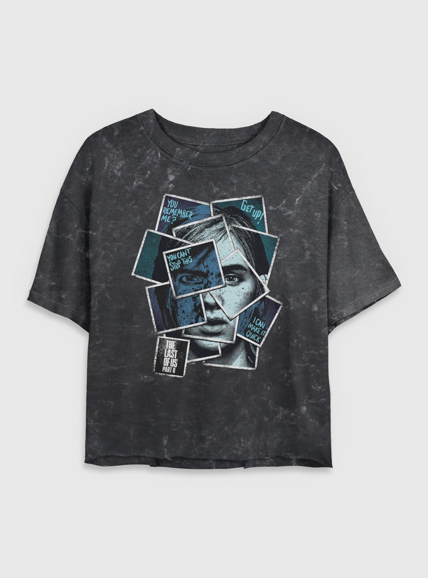 The Last Of Us Part II Photos Girls Mineral Wash Crop T-Shirt, , hi-res