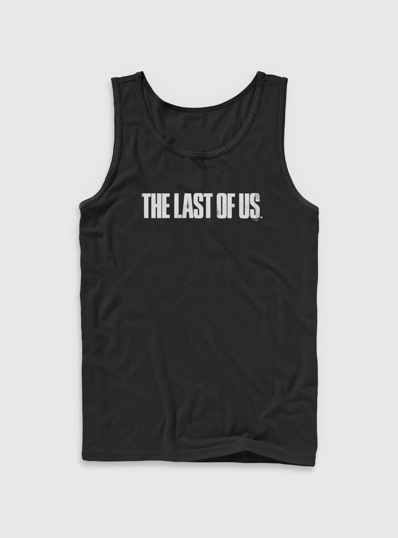 The Last Of Us Distressed Logo Tank, BLACK, hi-res