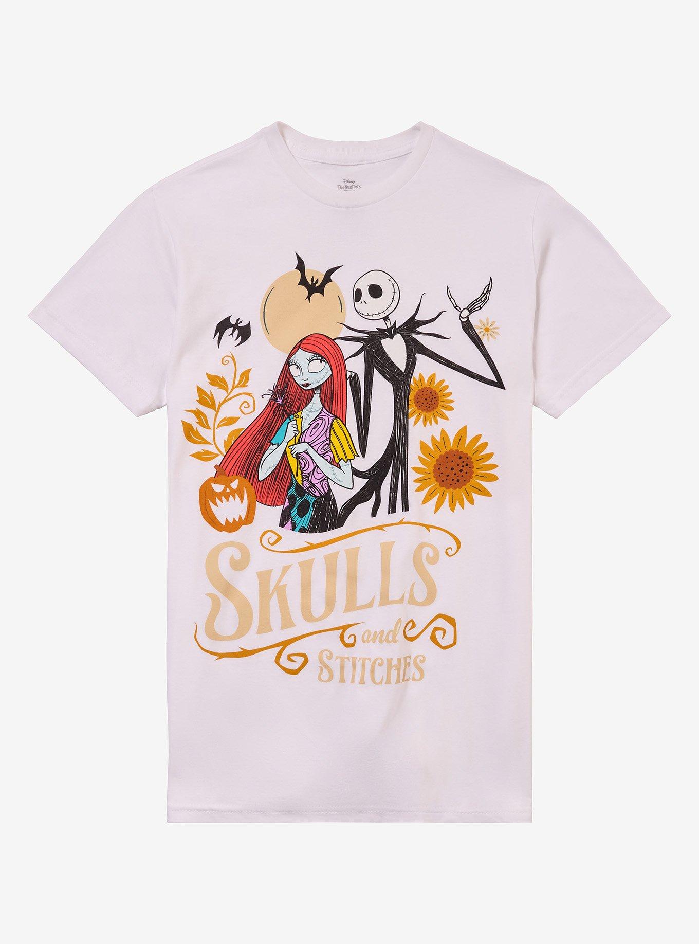 The Nightmare Before Christmas Skulls & Stitches T-Shirt, , hi-res