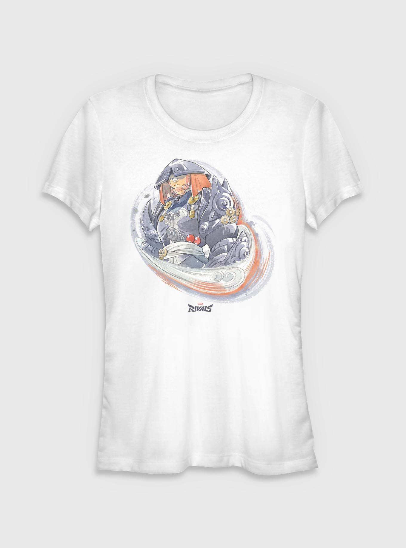 Marvel Rivals Punisher Dangan Ronin Cloud Girls T-Shirt Hot Topic Exclusive, , hi-res