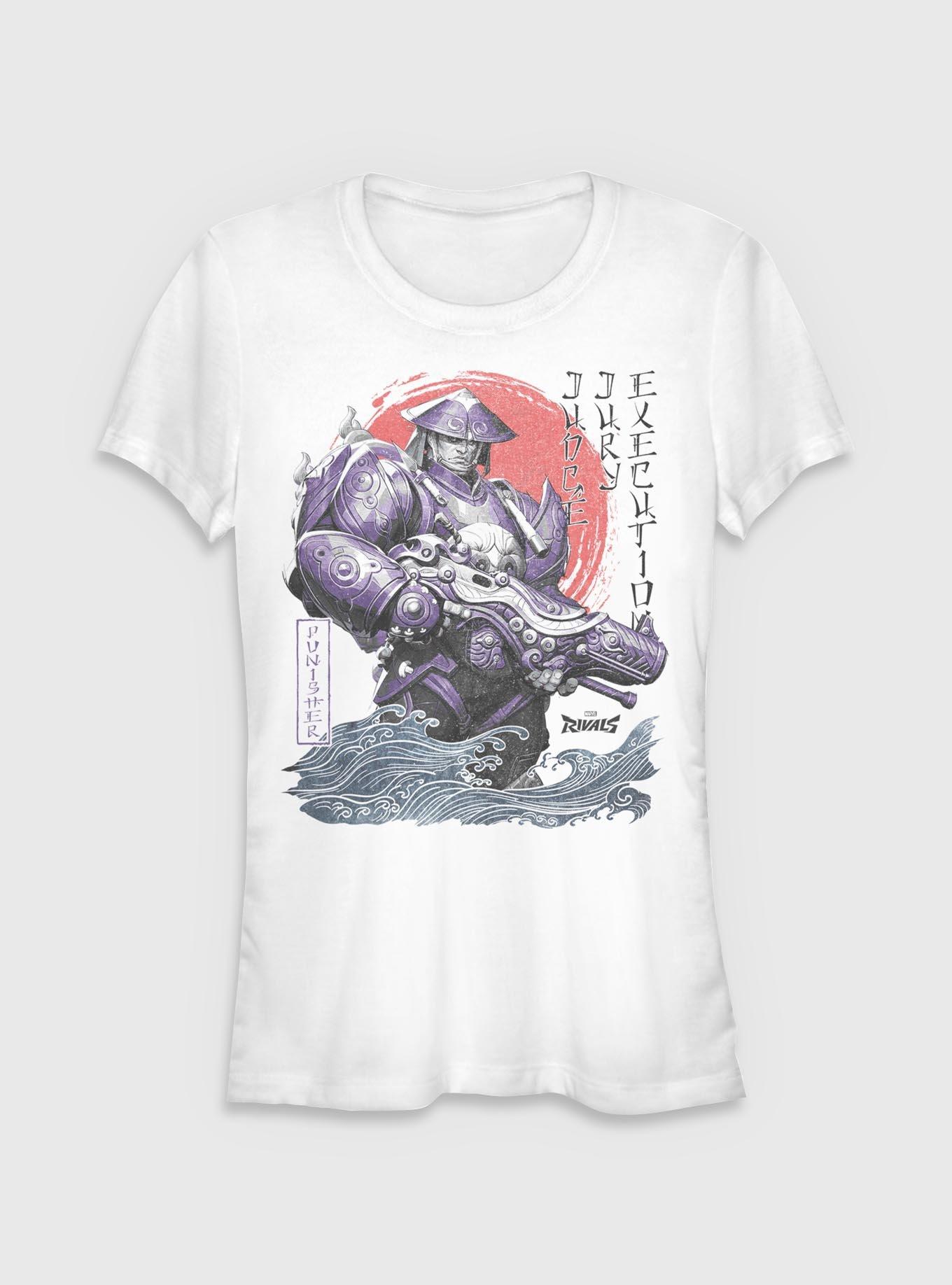 Marvel Rivals Punisher Dangan Ronin Samurai Girls T-Shirt Hot Topic Exclusive, , hi-res