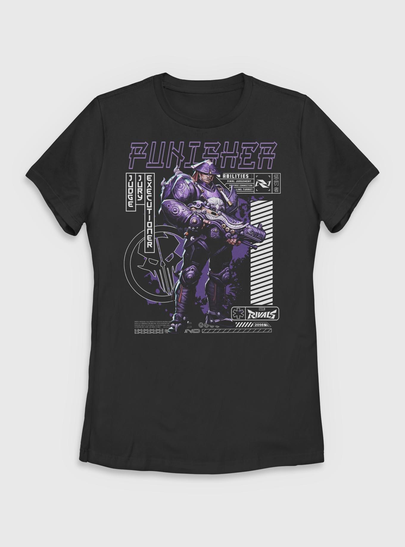 Marvel Rivals Punisher Dangan Ronin Pose Womens T-Shirt Box Lunch Exclusive, , hi-res