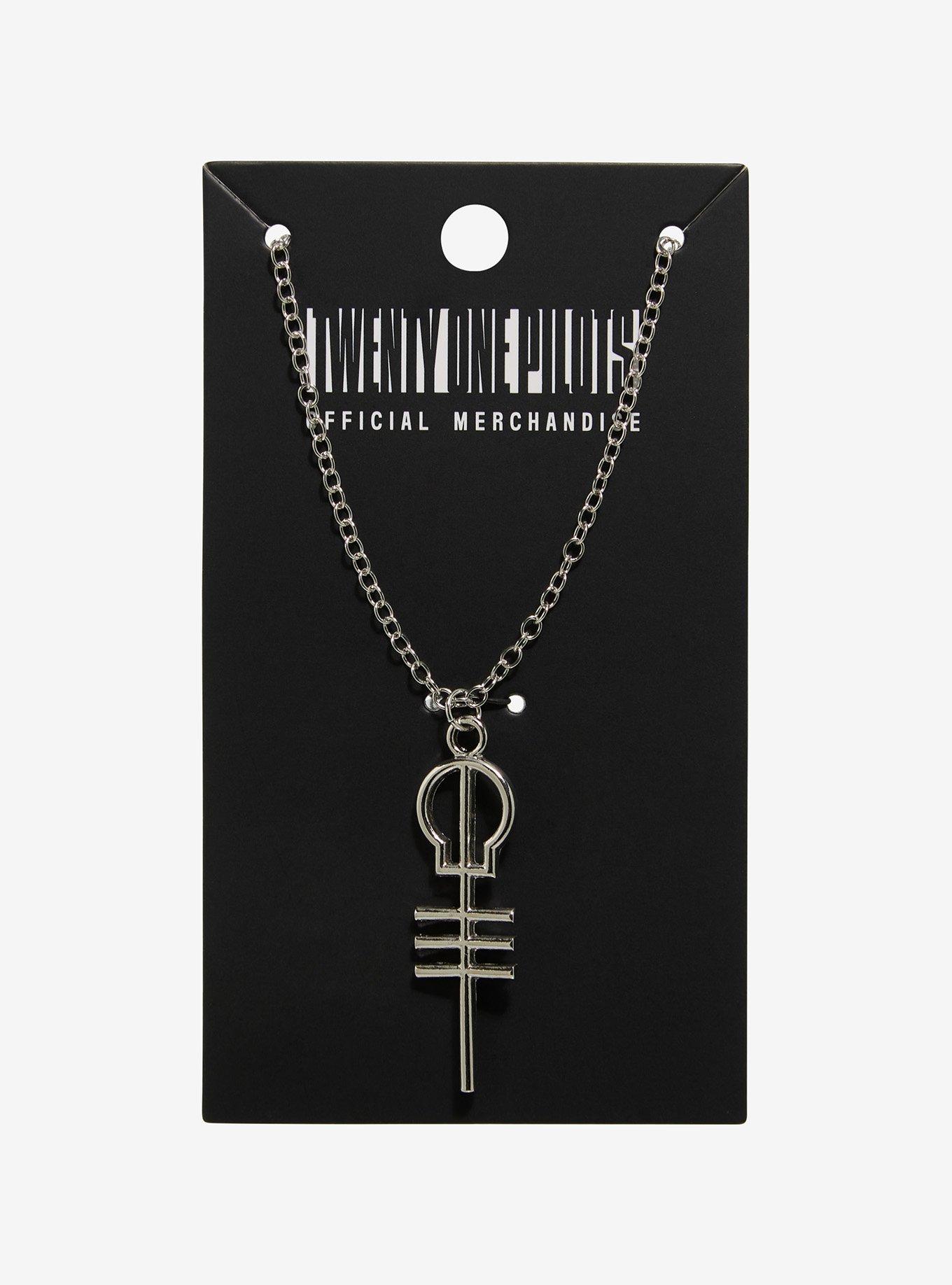 Twenty One Pilots Logo Necklace, , hi-res
