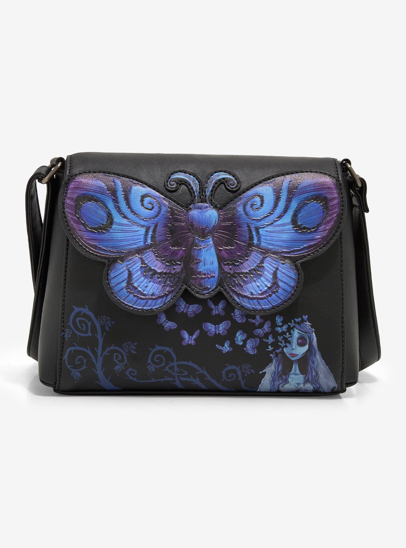 バッグ・ポーチ 00s y2k Corpse Bride shoulder hand bag Amazon.com: Loungefly Warner Bros Corpse Bride Crossbody Sling Bag