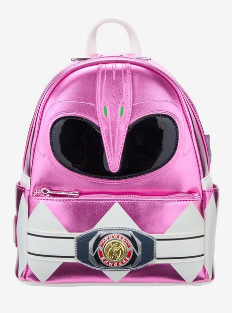 Loungefly Mighty Morphin Power Rangers Pink Ranger Metallic Mini ...