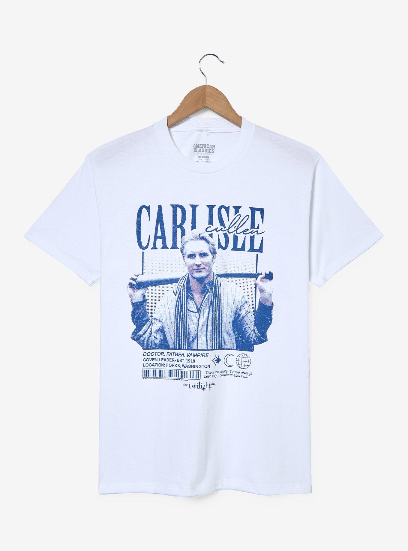 Twilight Carlisle Cullen Tonal Portrait T-Shirt - BoxLunch Exclusive, , hi-res