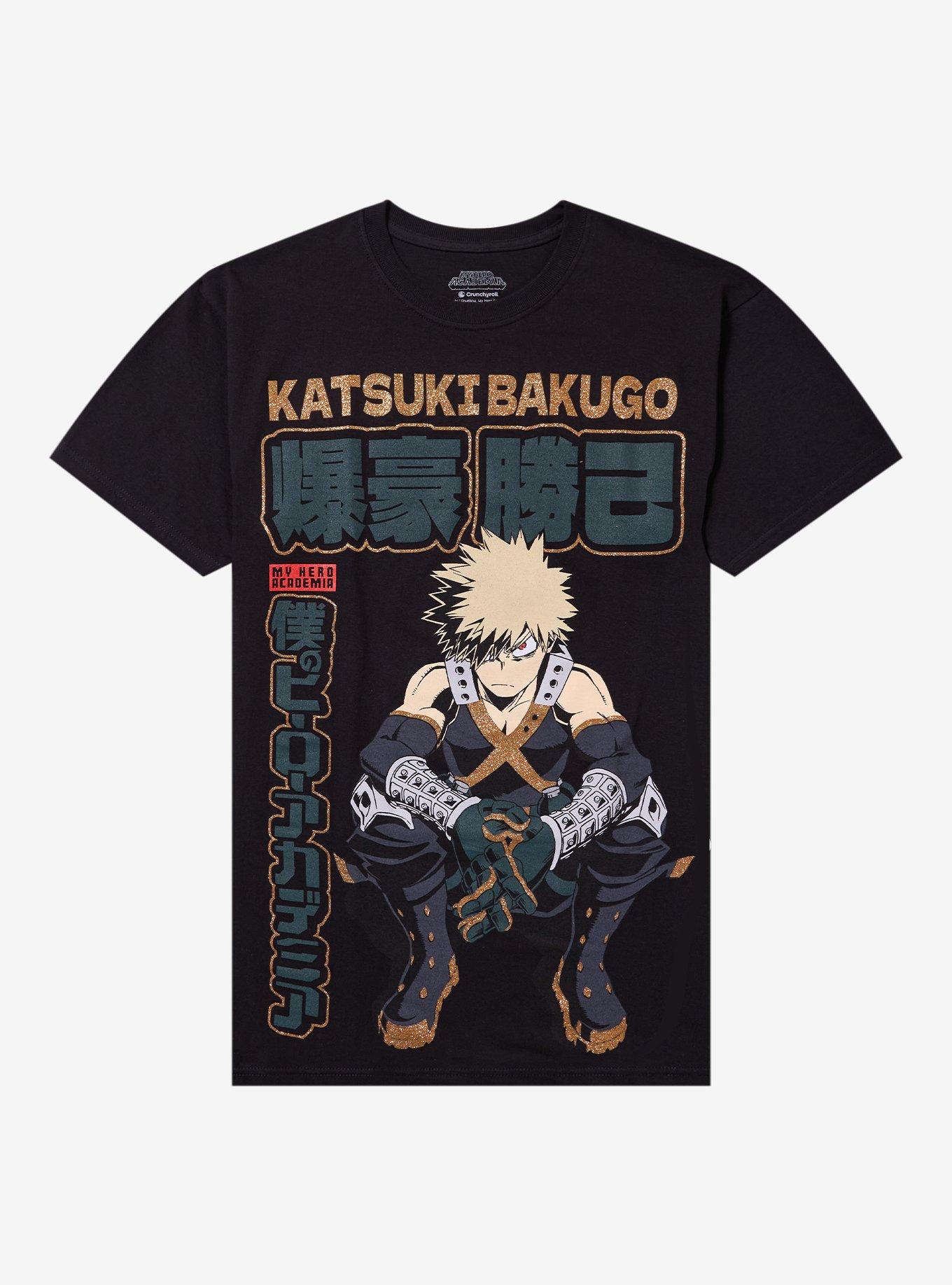 My Hero Academia Bakugo Glitter Border T-Shirt, , hi-res