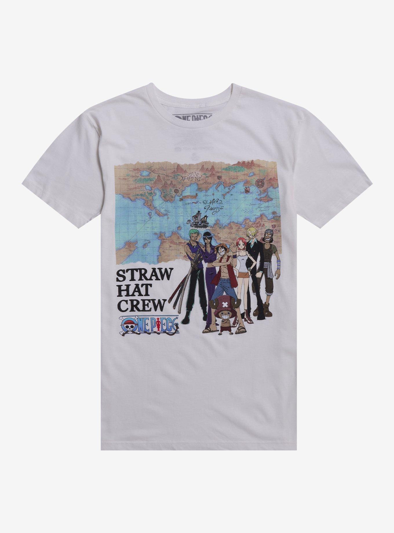 One Piece Straw Hat Crew Grand Line Map T-Shirt, , hi-res