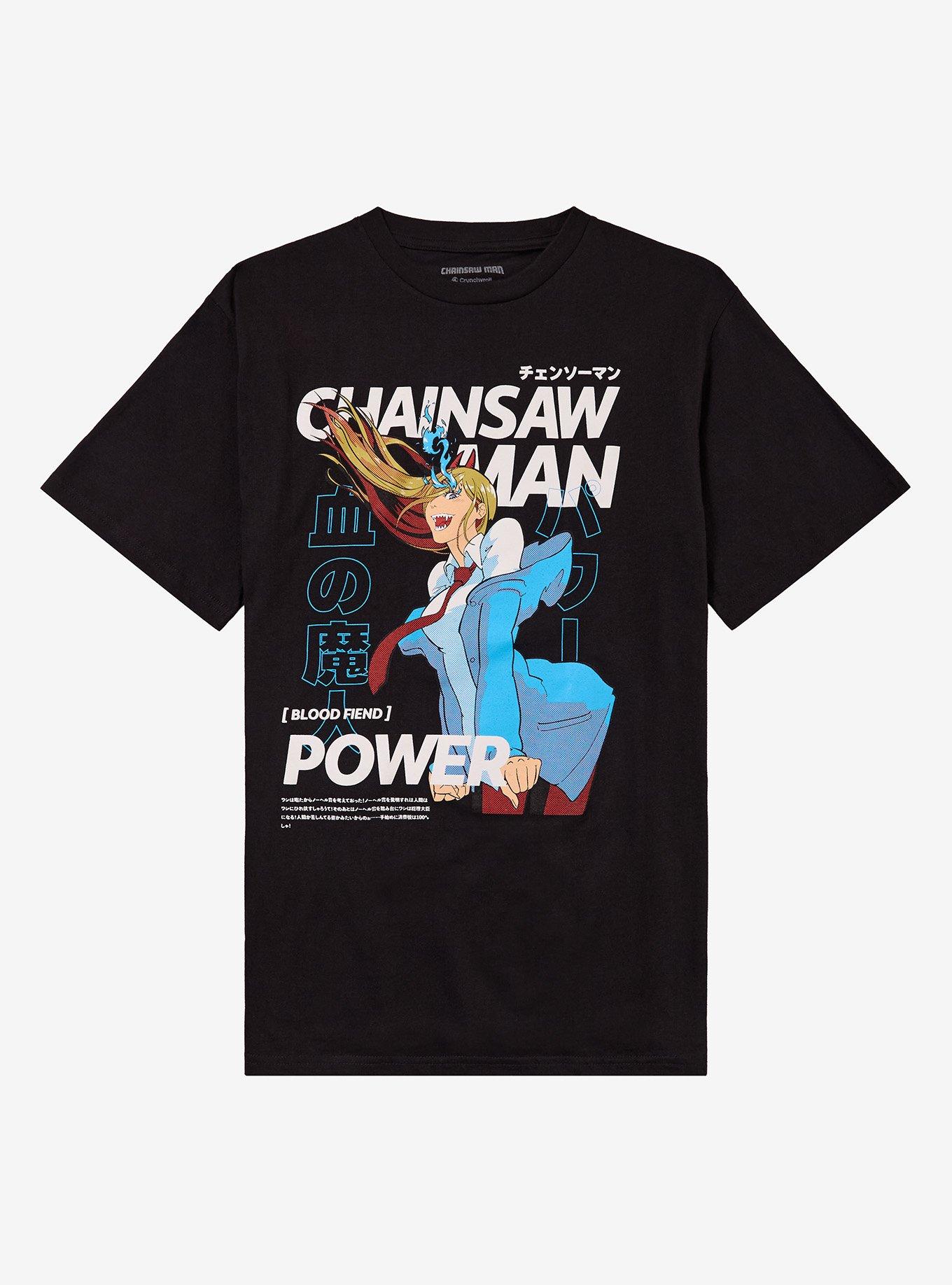 Chainsaw Man Power Magazine Cover T-Shirt, , hi-res