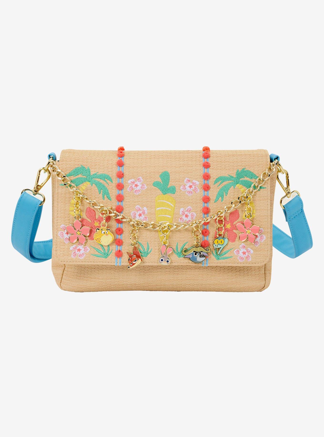 Loungefly Disney Zootopia 2 Tropical Embroidered Crossbody Bag, , hi-res