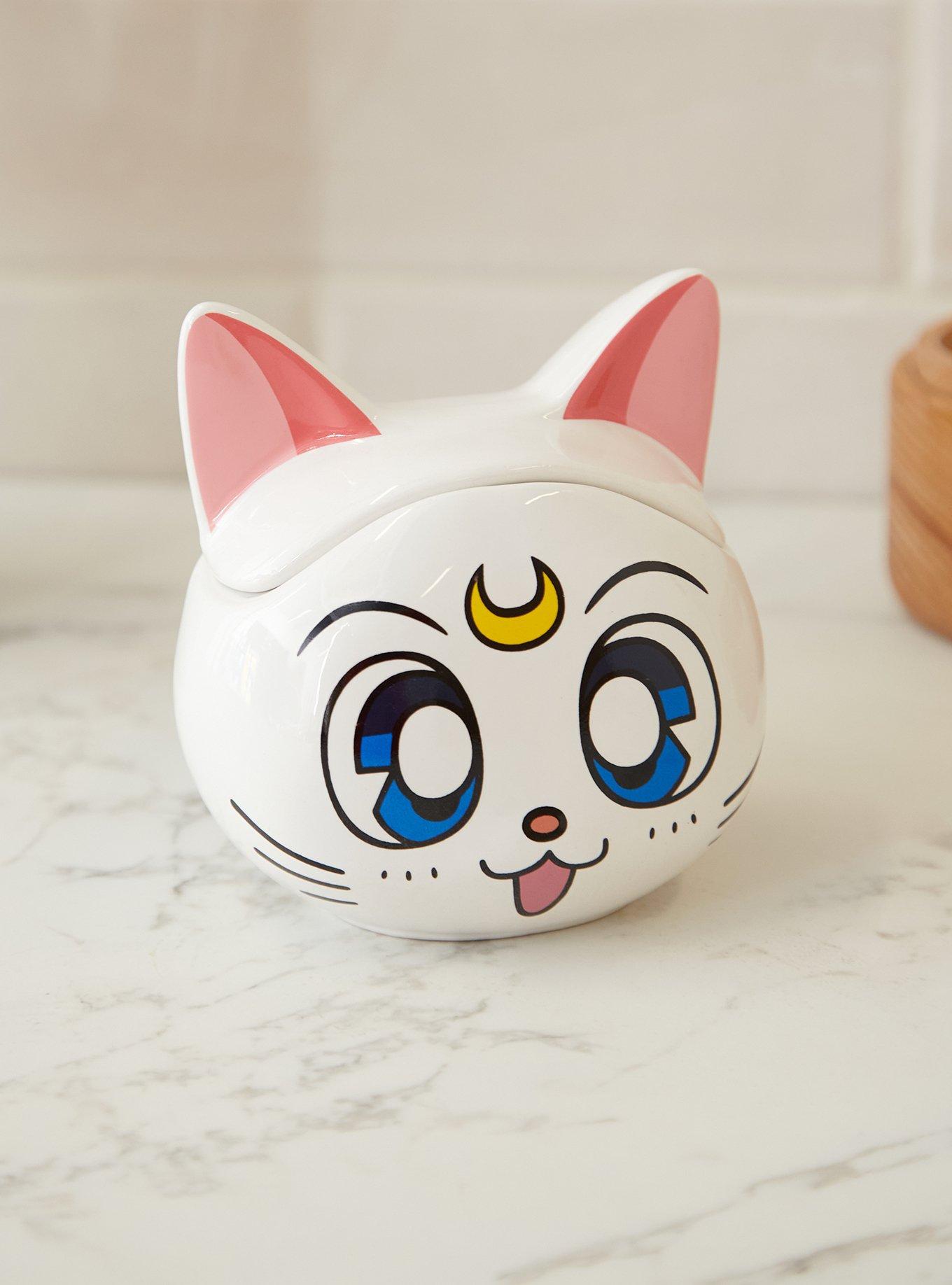 Sailor Moon Artemis Figural Lidded Mug, , hi-res