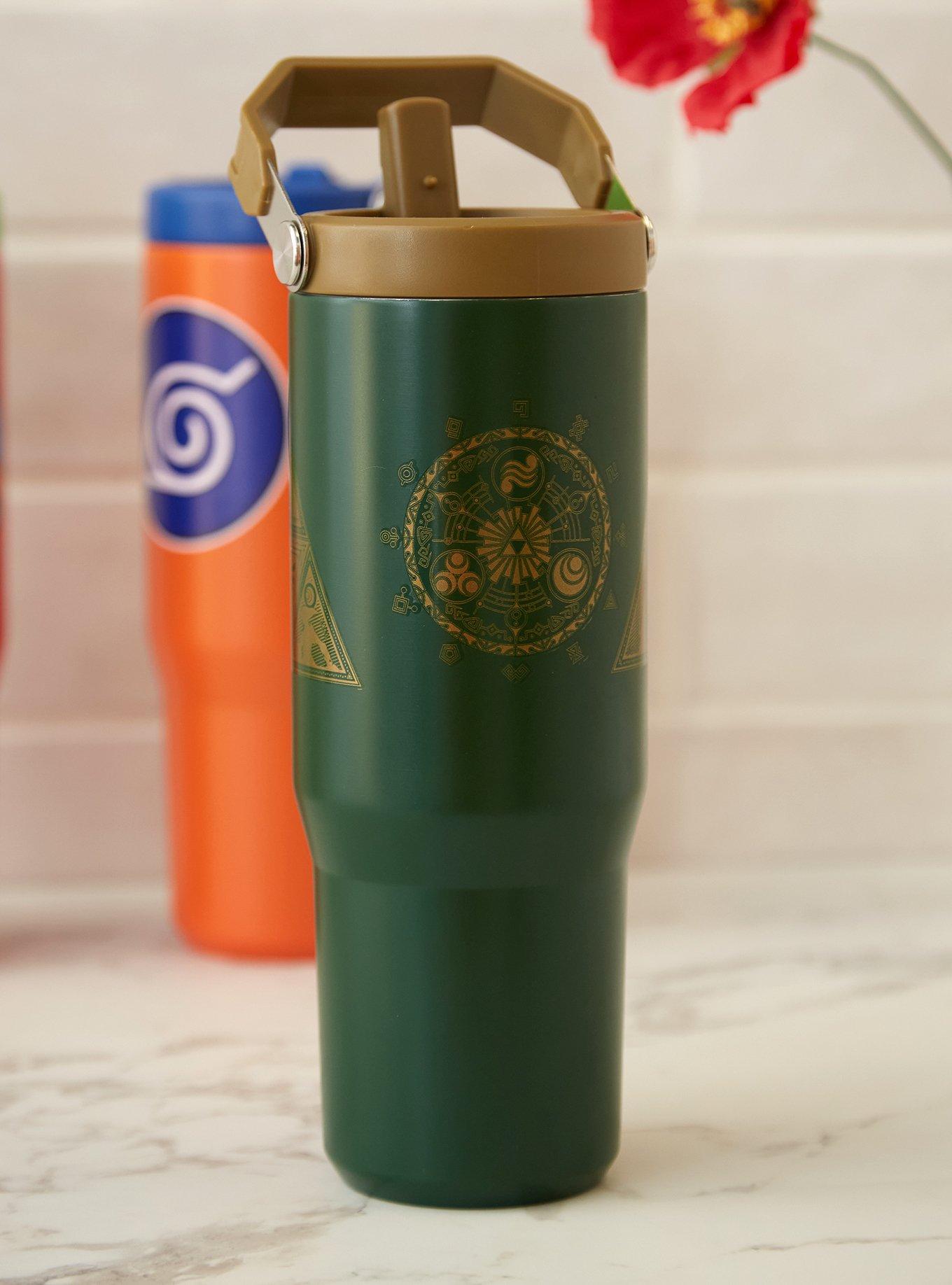 Nintendo The Legend of Zelda Icons Stainless Steel Water Bottle, , hi-res