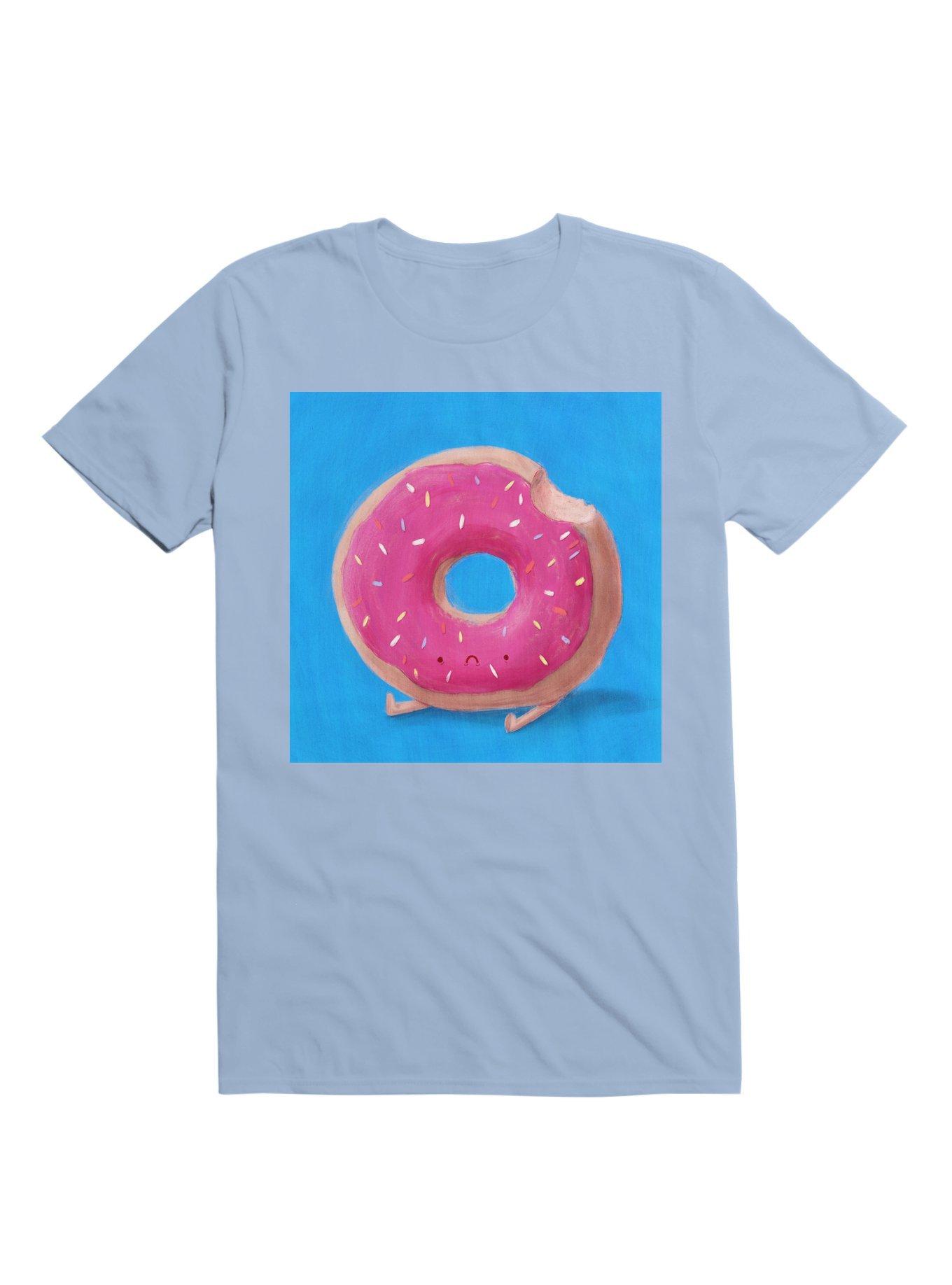 Sad Pink Sprinkle Donut T-Shirt, , hi-res