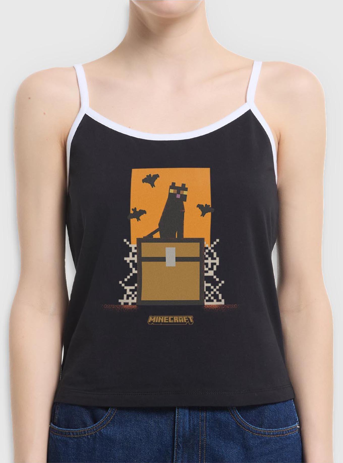 Minecraft Cat And Bats Womens Cami, , hi-res