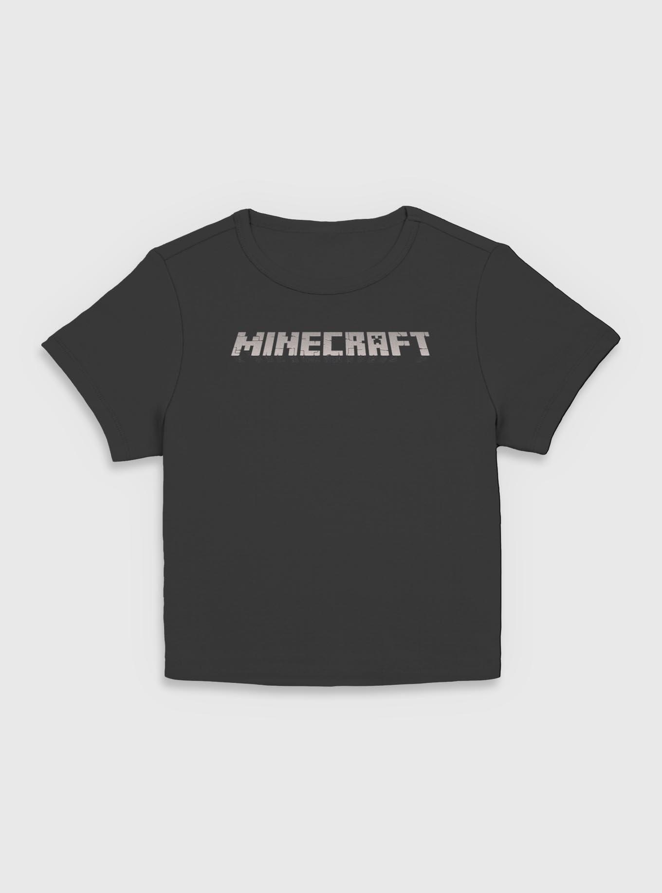 Minecraft Logo Black Women Baby T-Shirt