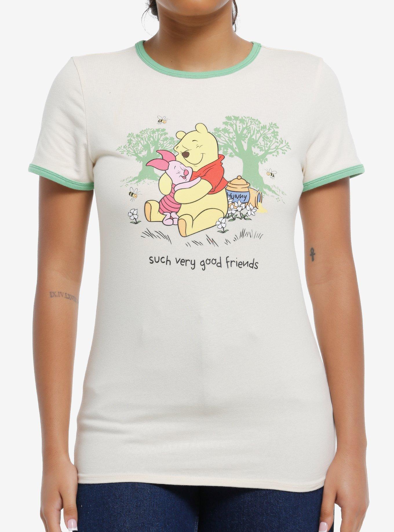 Disney Winnie The Pooh Hug Girls Ringer T-Shirt, , hi-res