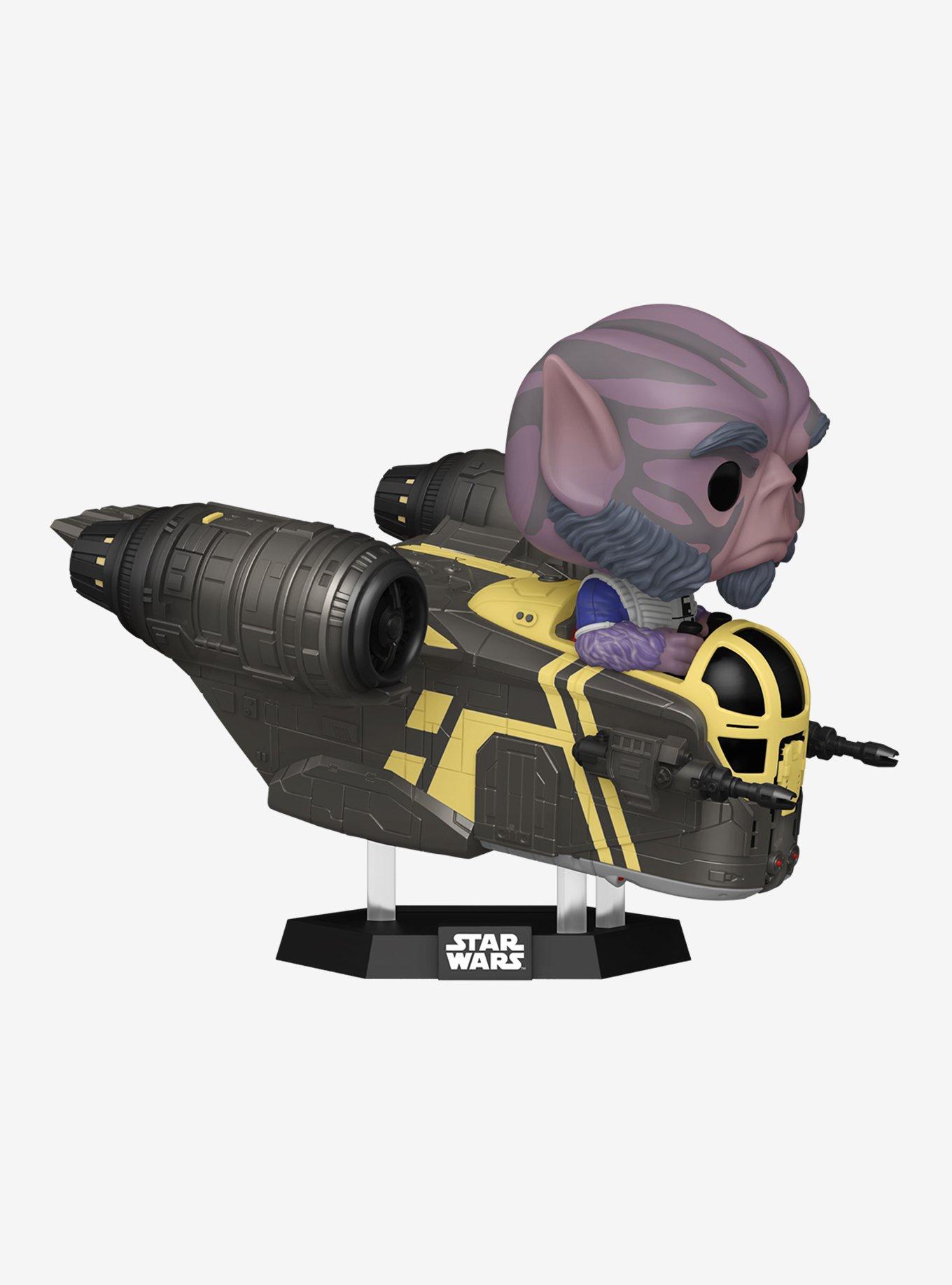 Funko Star Wars Pop! Rides Deluxe Zeb Orrelios In The Razor Crest Vinyl Bobble-Head, , hi-res