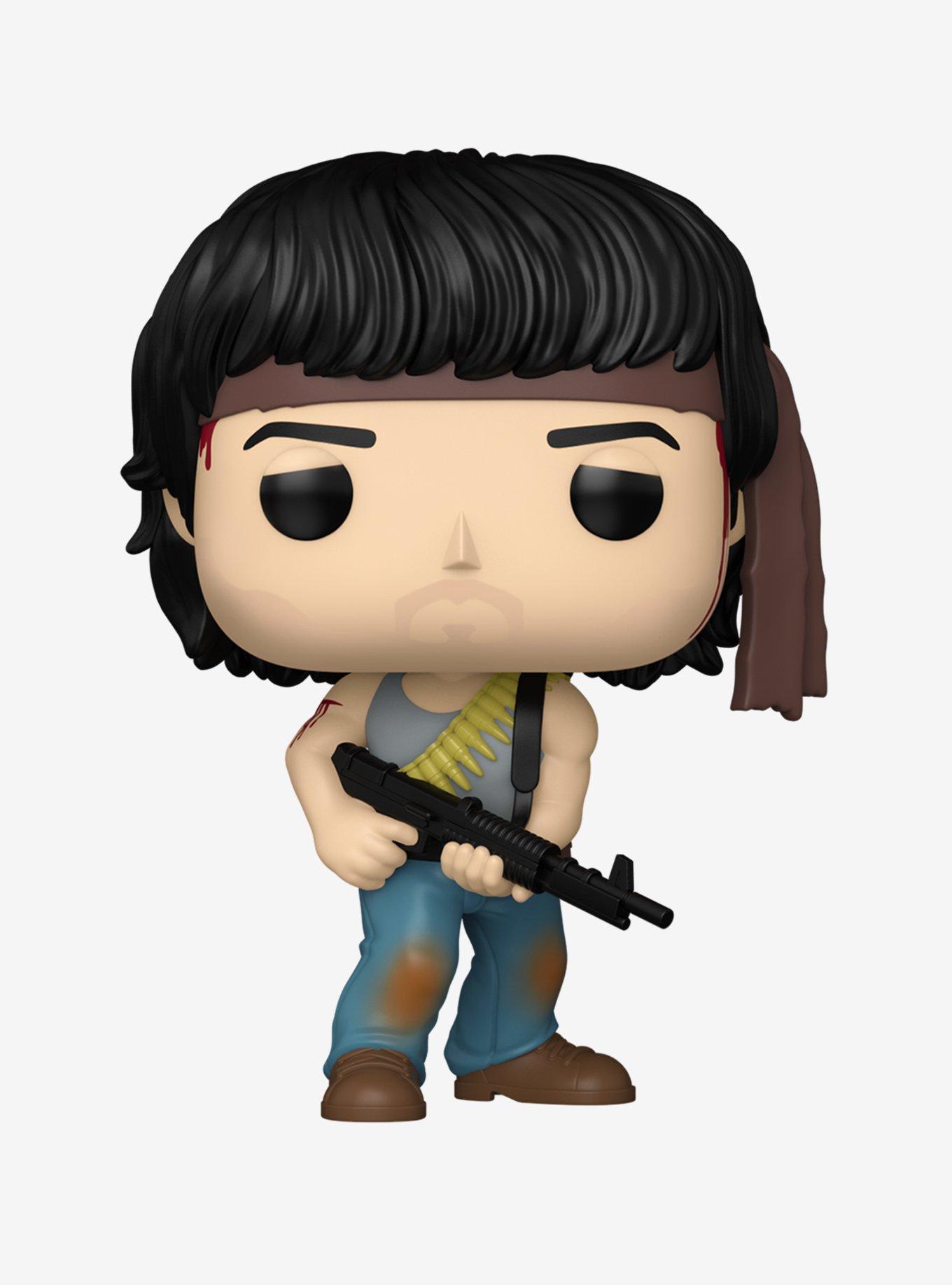 Funko Rambo: First Blood Pop! Movies Rambo With Machine Gun Vinyl Figure, , hi-res
