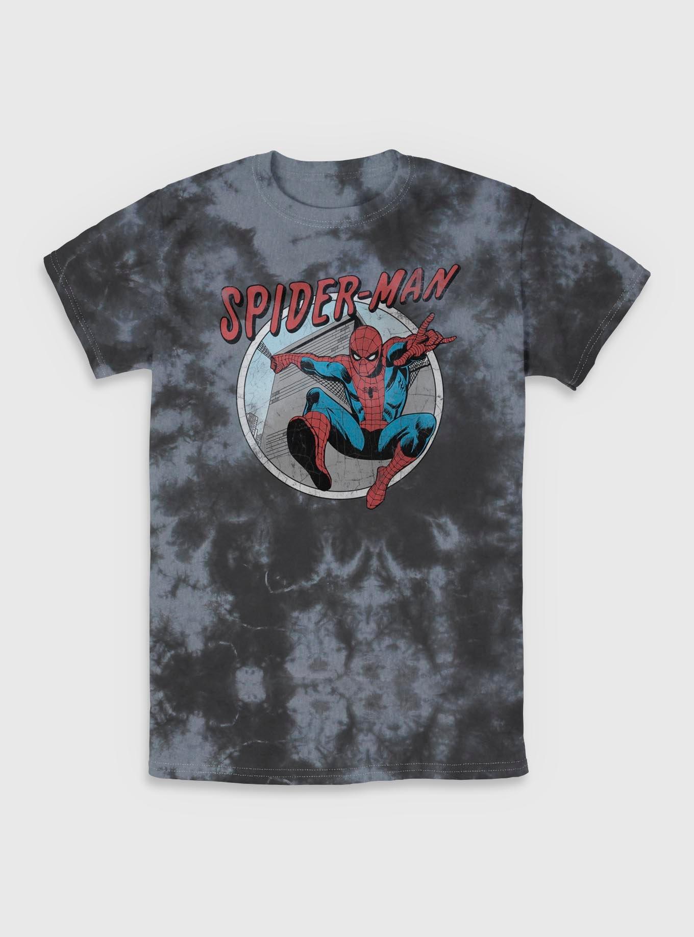 Marvel Spider-Man Retro Spider-Man Tie-Dye T-Shirt, , hi-res