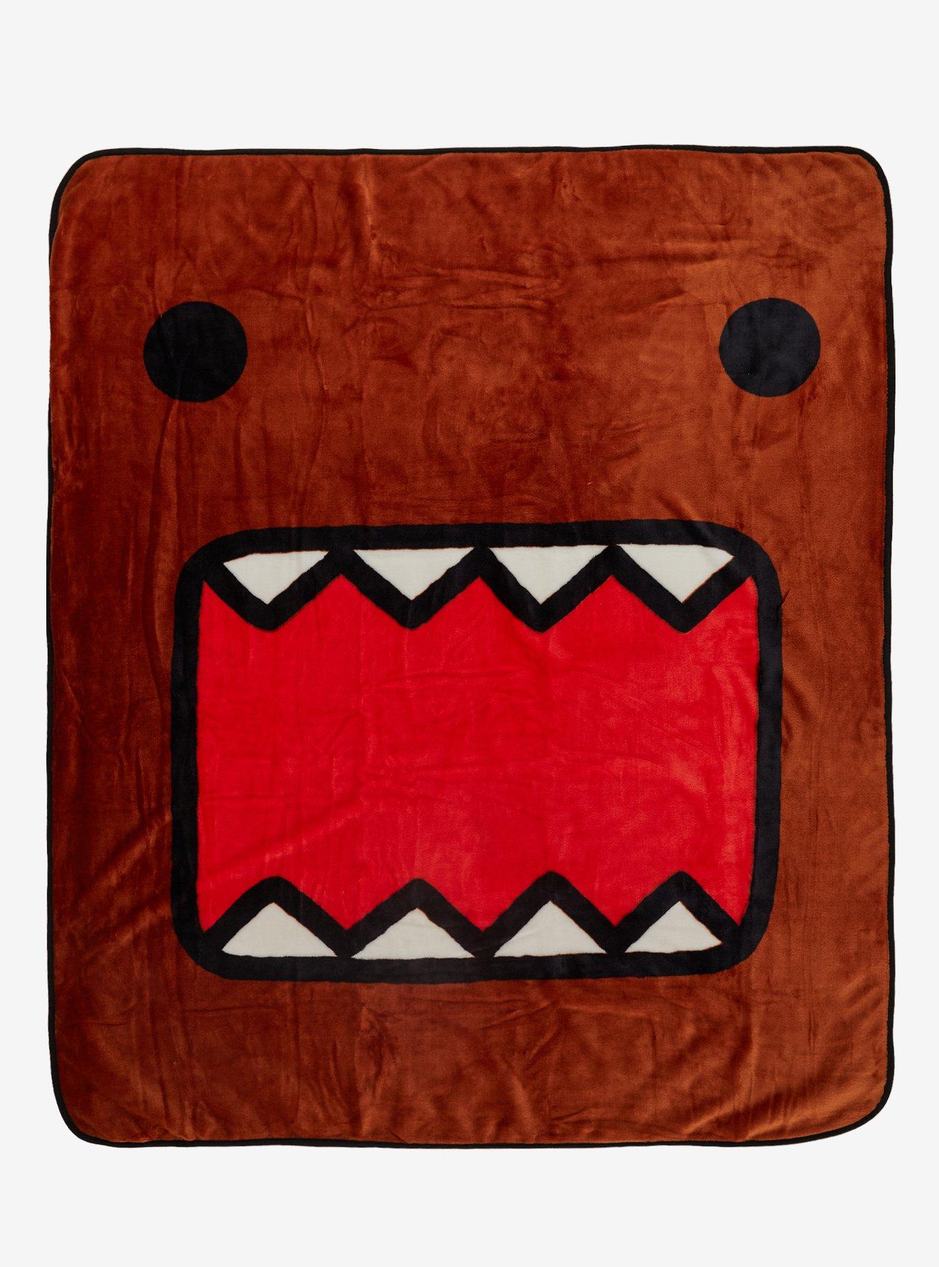 Domo Face Sherpa Throw Blanket, , hi-res