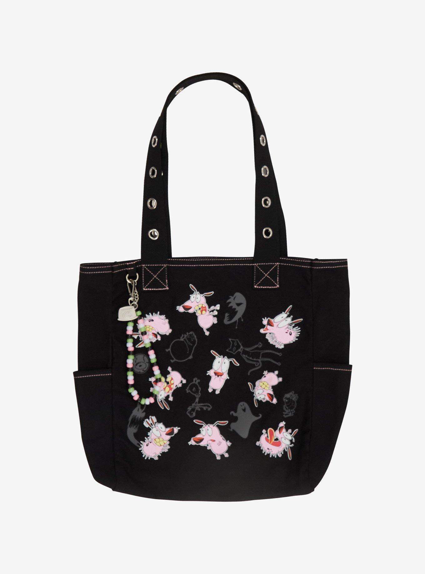 Courage The Cowardly Dog Grommet Tote Bag With Charm, , hi-res