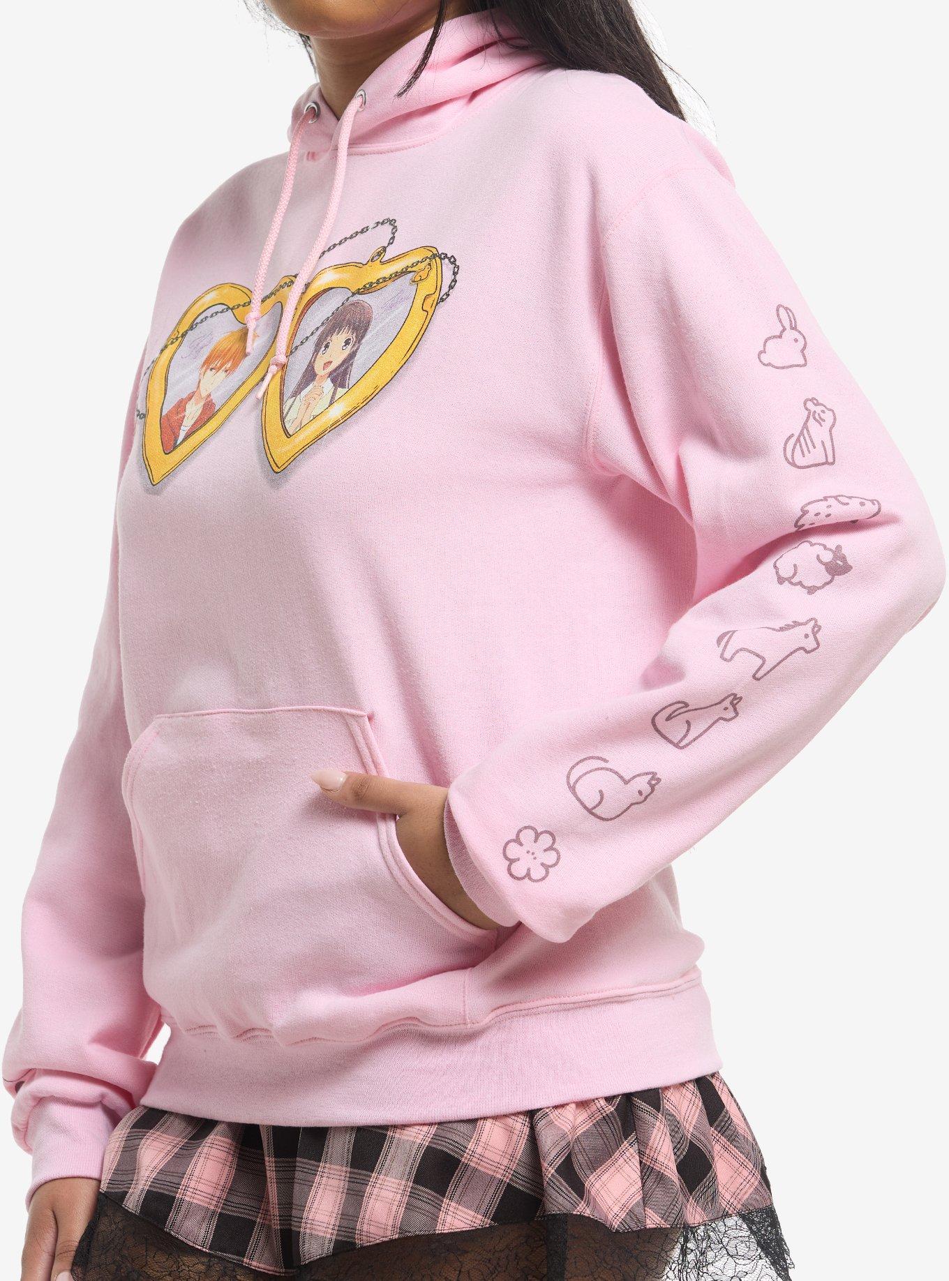 Fruits Basket Kyo & Tohru Heart Locket Hoodie | Hot Topic