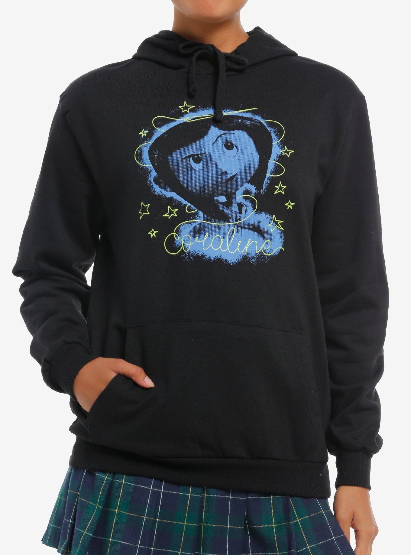 Coraline Portrait Stars Hoodie, , hi-res