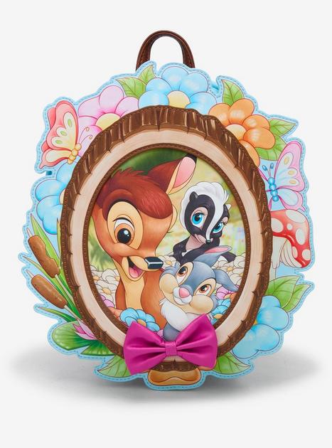 Loungefly Disney Bambi Flower Frame Mini Backpack | Hot Topic display picture 2