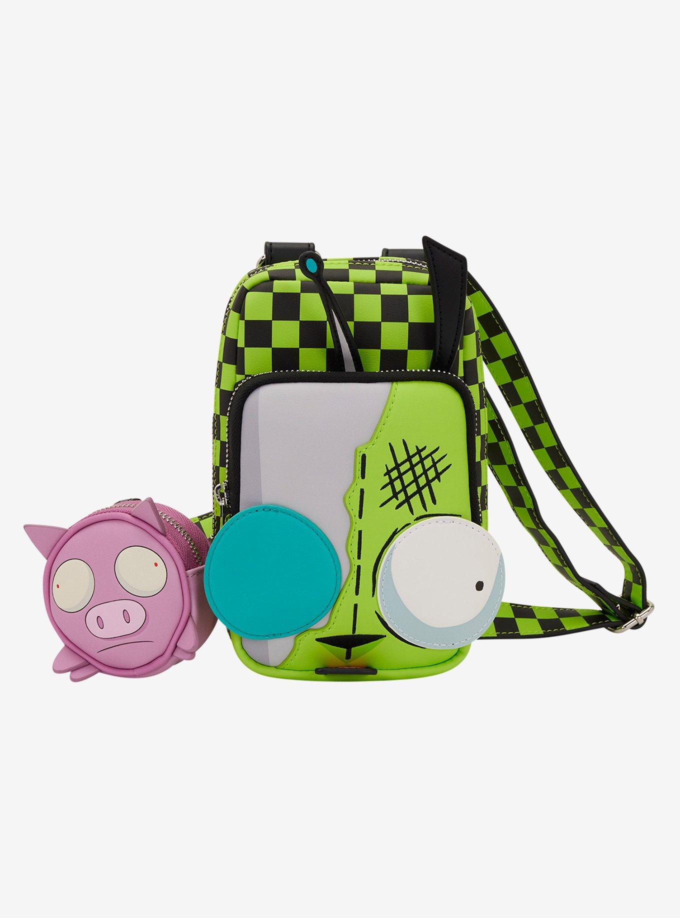 Loungefly Invader Zim GIR Pig Mini Crossbody Bag, , hi-res