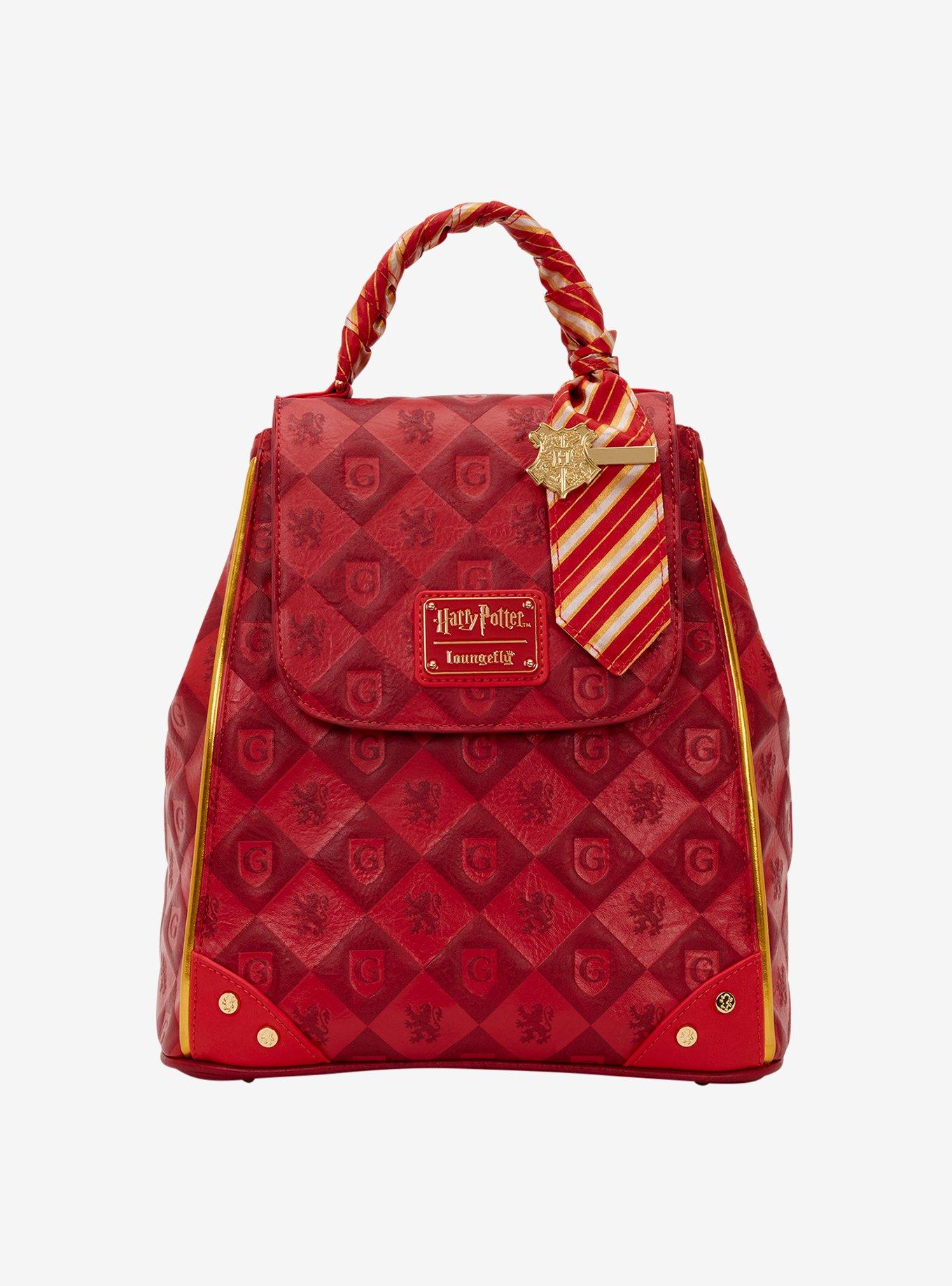 Loungefly Harry Potter Gryffindor Crest Flap Mini Backpack, , hi-res