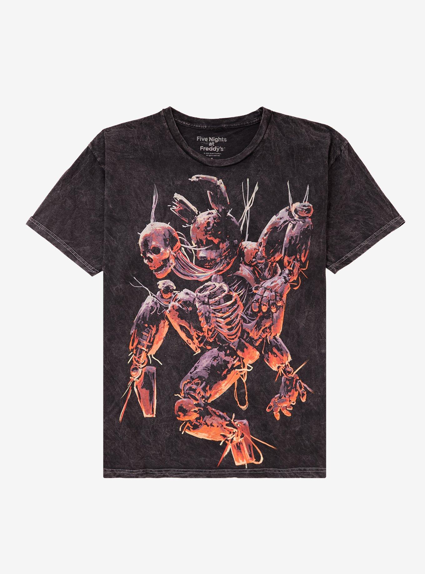 Five Nights At Freddy's Springtrap Mineral-Wash T-Shirt, , hi-res