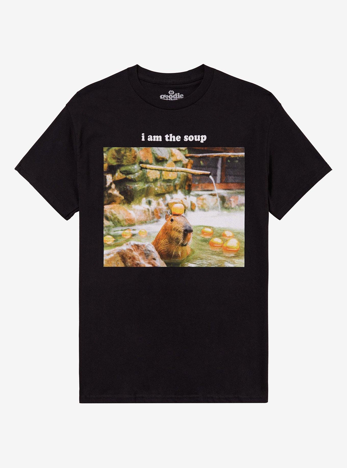 Capybara Soup T-Shirt By Goodie Two Sleeves, , hi-res
