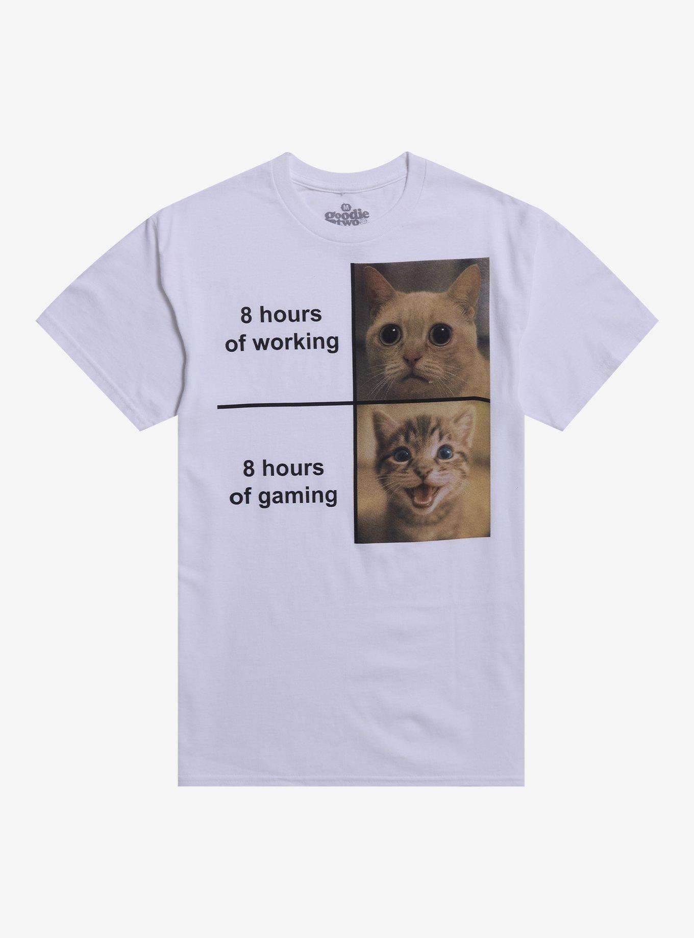 8 Hour Cat T-Shirt By Goodie Two Sleeves, , hi-res