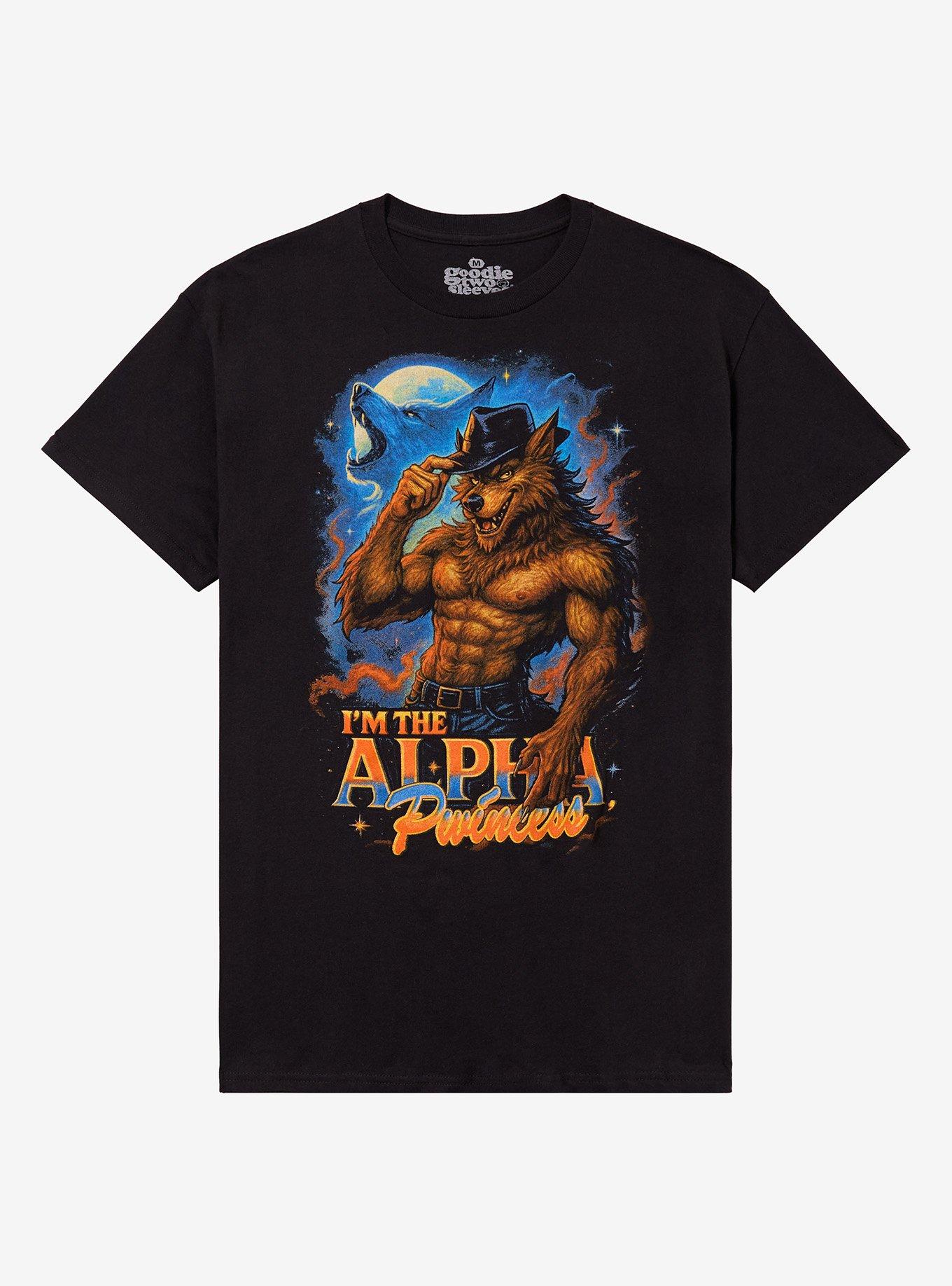 Alpha Pwincess Wolf T-Shirt By Goodie Two Sleeves, , hi-res